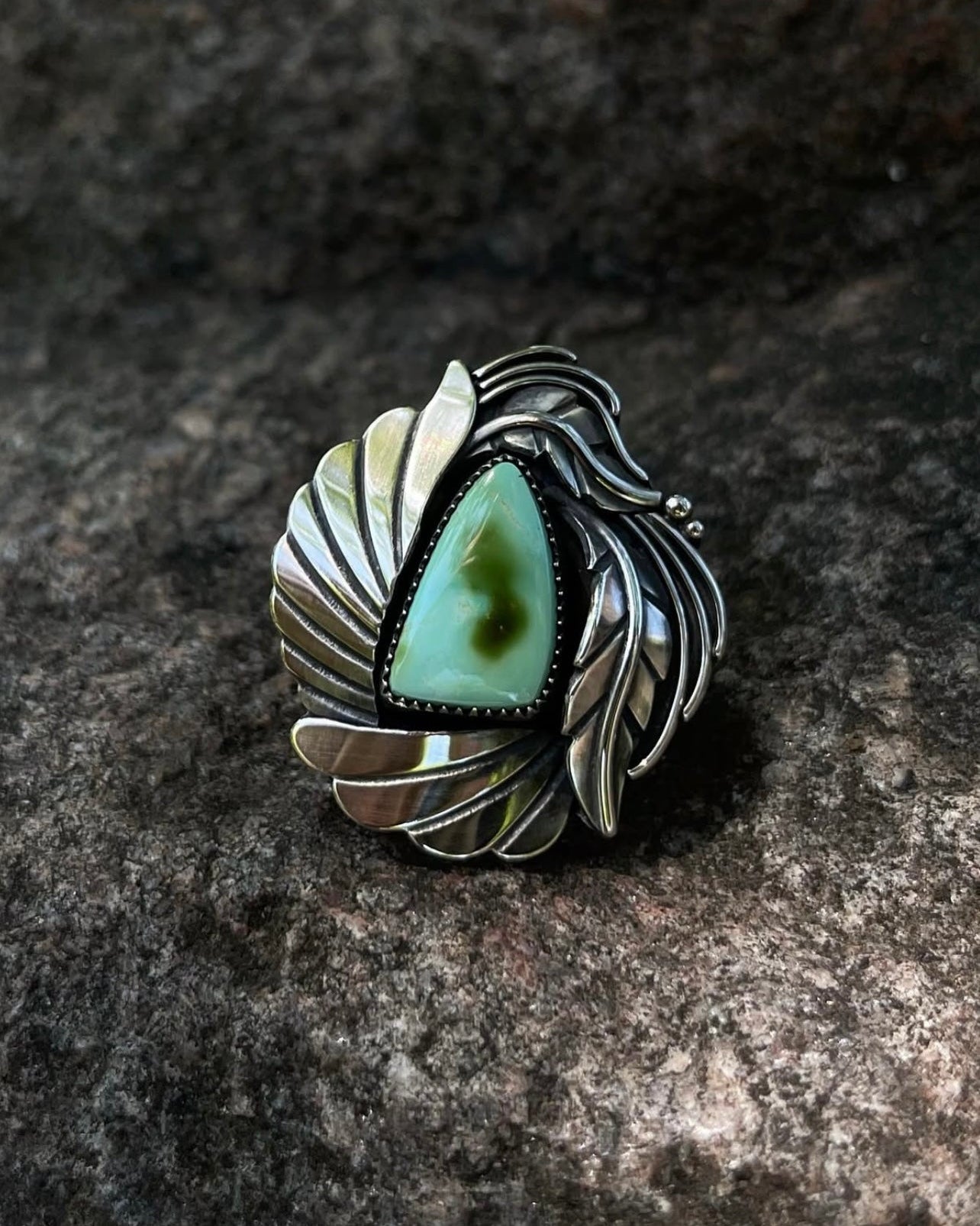 Royston Plumed Botanical Ring