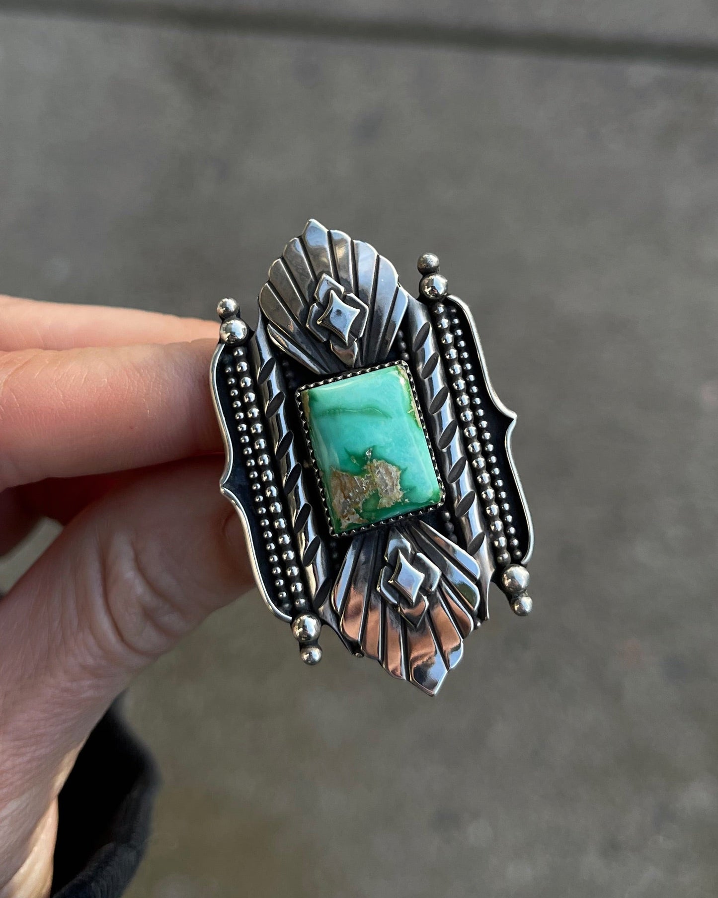 Plumed Temple Ring No.1