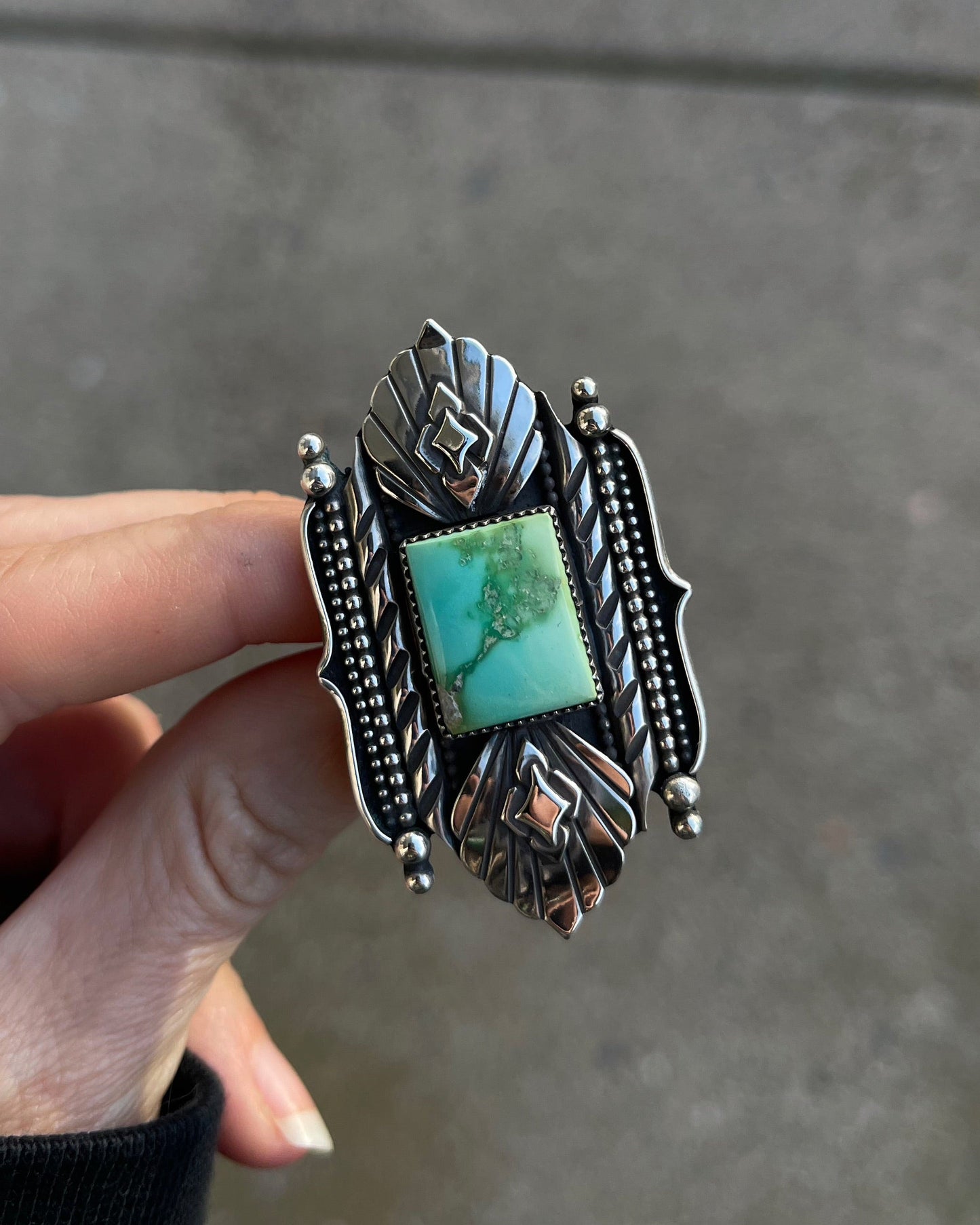 Plumed Temple Ring No.2