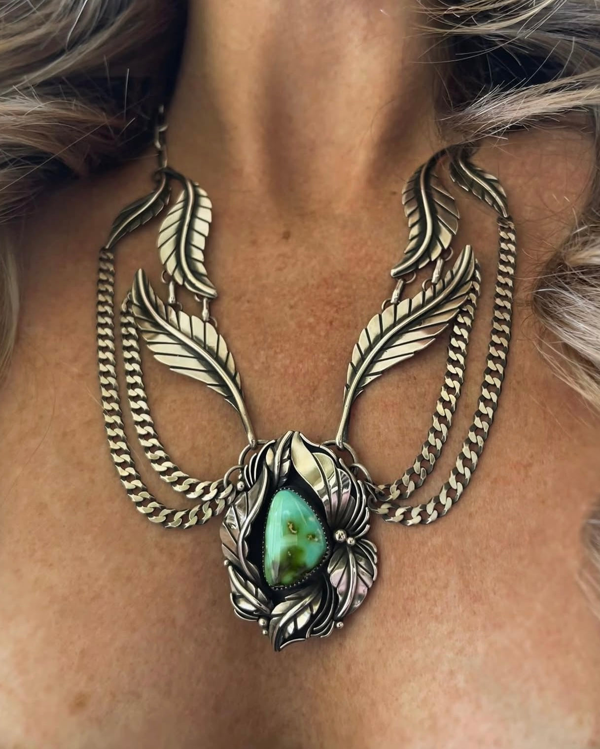 6 Leaf Penny Lane Pilot Mountain Necklace