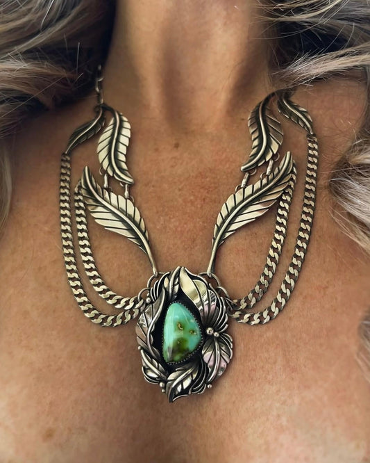 6 Leaf Penny Lane Pilot Mountain Necklace