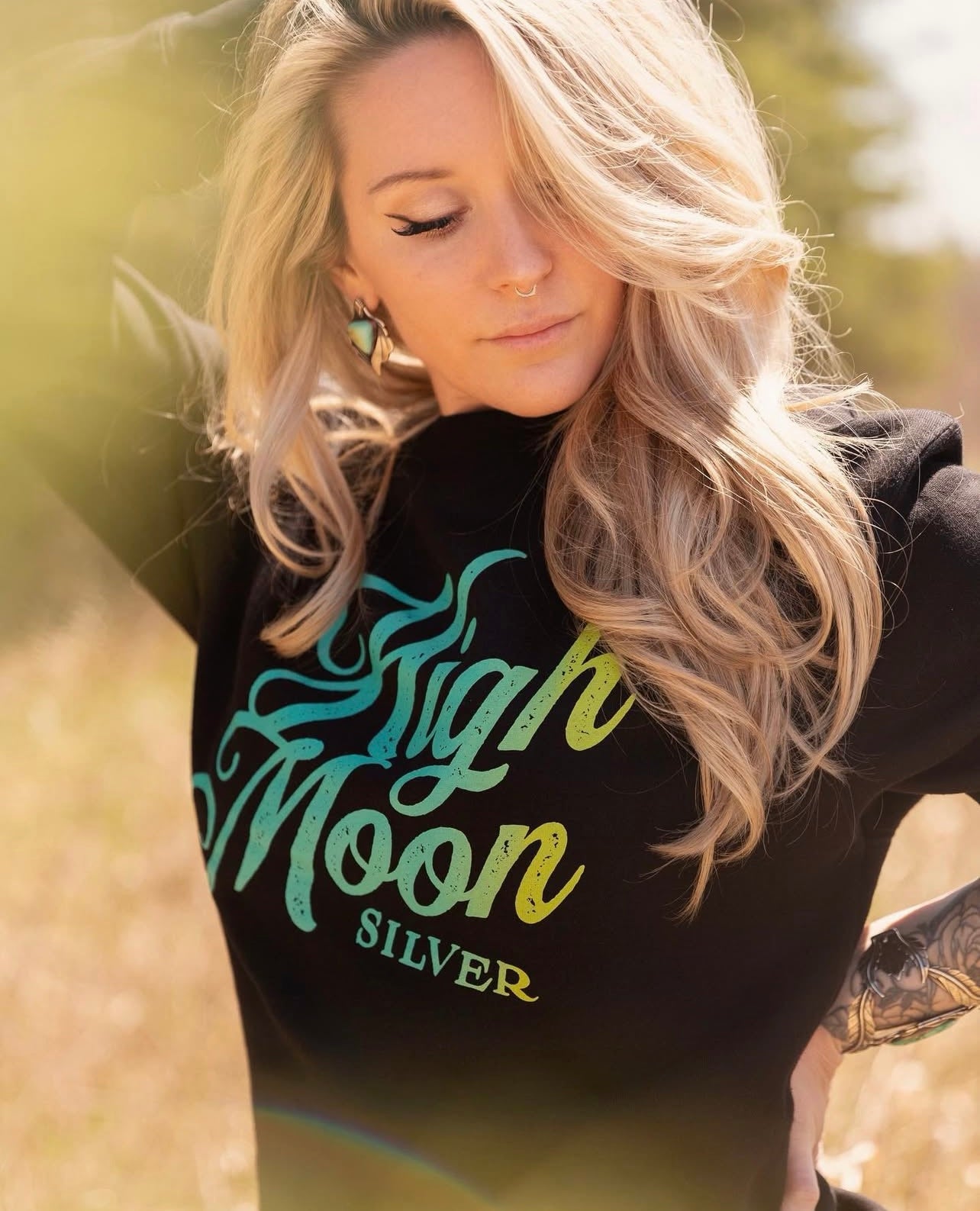 HMS Crewneck Sweatshirt / Black + Color